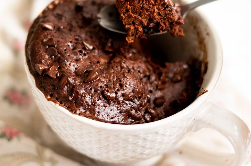 Reembolso Directamente Heredero Bizcocho de chocolate al microondas en 2 minutos - TicTacYummy | Recetas de  cocina saludables